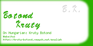 botond kruty business card